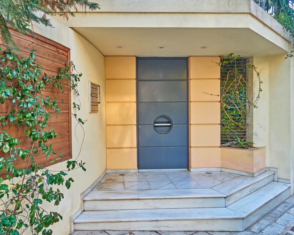 Modern,House,Entrance,,Athens,Greece